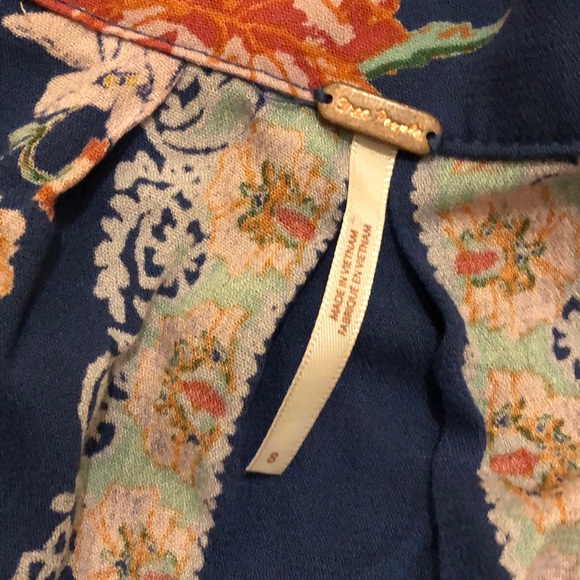 Free People Small Floral Tunic - Picture 2 of 4